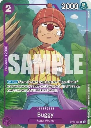 Buggy (Premium Card Collection -Best Selection Vol. 6-) (OP13-072) - [One Piece Promotion Cards] Foil