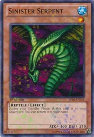 Sinister Serpent [BP02-EN015] Mosaic Rare - Trinity Hobby