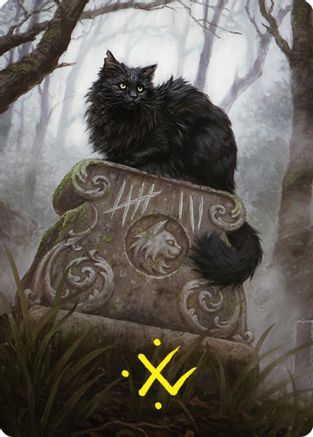 Nine-Lives Familiar 2 Art Card (36/54) (Gold-Stamped Signature)  (ASFDN-036) - [Art Series: Foundations]