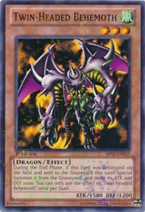 Twin-Headed Behemoth [BP02-EN017] Mosaic Rare - Trinity Hobby