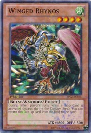 Winged Rhynos [BP02-EN051] Mosaic Rare - Trinity Hobby