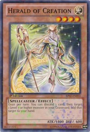 Herald of Creation [BP02-EN053] Mosaic Rare - Trinity Hobby