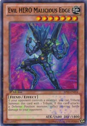 Evil HERO Malicious Edge [BP02-EN054] Mosaic Rare - Trinity Hobby