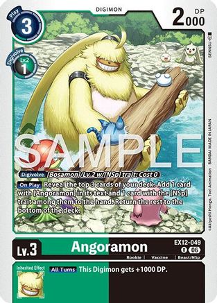 Angoramon (EX12-049) - [Digital World Shambala] Foil