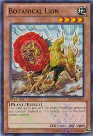 Botanical Lion [BP02-EN074] Mosaic Rare - Trinity Hobby