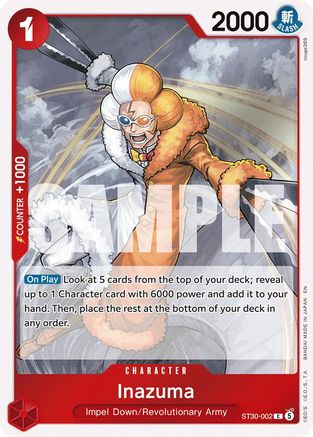 Inazuma (ST30-002) - [Starter Deck EX: Luffy & Ace]