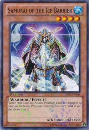 Samurai of the Ice Barrier [BP02-EN088] Mosaic Rare - Trinity Hobby