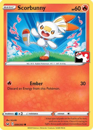 Scorbunny (Library Exclusive) - (031/null) Reverse Holofoil [Miscellaneous Cards & Products]