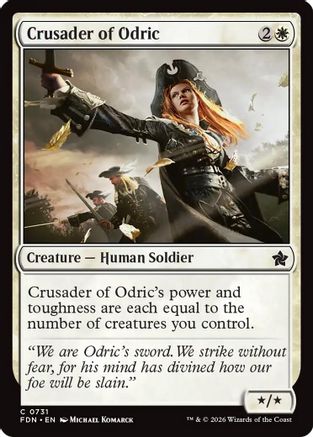 Crusader of Odric (0731)  (FDN-731) - [Foundations]