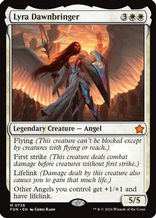 Lyra Dawnbringer (0738)  (FDN-738) - [Foundations]