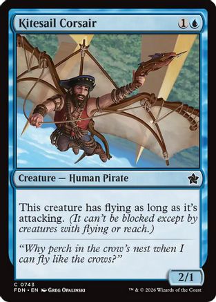Kitesail Corsair (0743)  (FDN-743) - [Foundations]