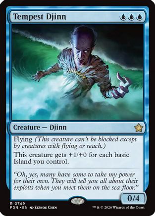 Tempest Djinn (0749)  (FDN-749) - [Foundations]