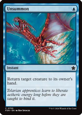 Unsummon (0750)  (FDN-750) - [Foundations]