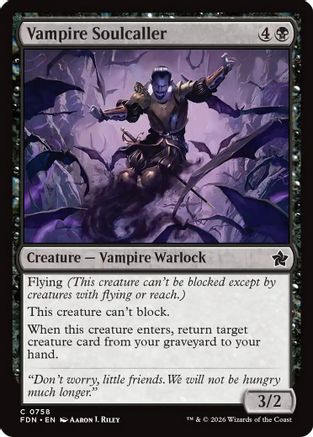 Vampire Soulcaller (0758)  (FDN-758) - [Foundations]