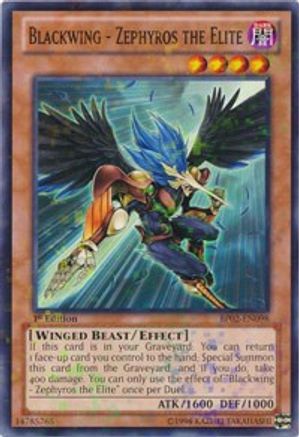 Blackwing - Zephyros the Elite [BP02-EN098] Mosaic Rare - Trinity Hobby