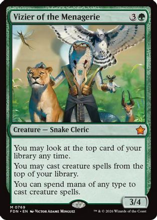 Vizier of the Menagerie (0769)  (FDN-769) - [Foundations]