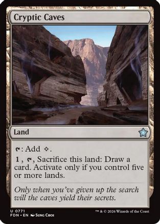 Cryptic Caves (0771)  (FDN-771) - [Foundations]