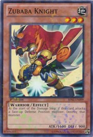 Zubaba Knight [BP02-EN099] Mosaic Rare - Trinity Hobby