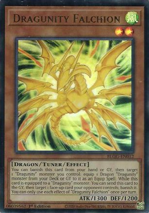 Dragunity Falchion [BLGG-EN012] - Battles of Legend: Glorious Gallery 1st Edition - Ultra Rare