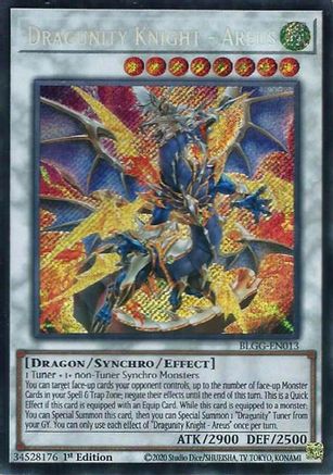 Dragunity Knight - Areus [BLGG-EN013] - Battles of Legend: Glorious Gallery 1st Edition - Secret Rare