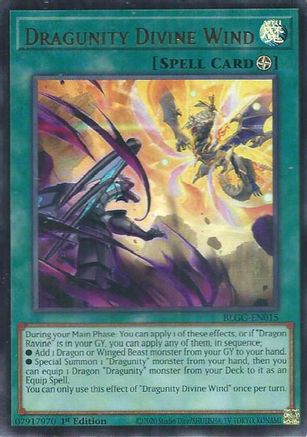 Dragunity Divine Wind [BLGG-EN015] - Battles of Legend: Glorious Gallery 1st Edition - Ultra Rare
