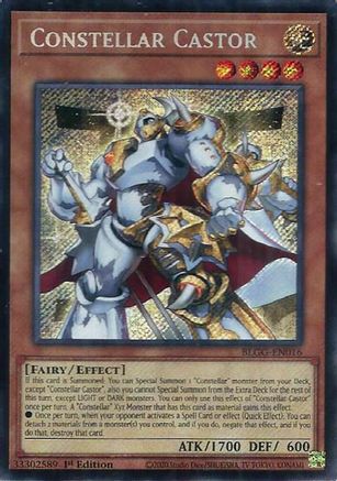 Constellar Castor [BLGG-EN016] - Battles of Legend: Glorious Gallery 1st Edition - Secret Rare