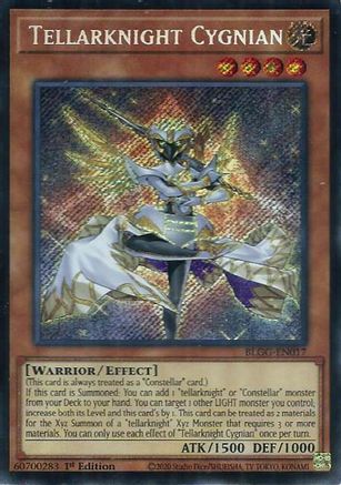 Tellarknight Cygnian [BLGG-EN017] - Battles of Legend: Glorious Gallery 1st Edition - Secret Rare