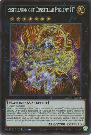 Exstellarknight Constellar Ptolemy Omega 7 [BLGG-EN018] - Battles of Legend: Glorious Gallery 1st Edition - Secret Rare