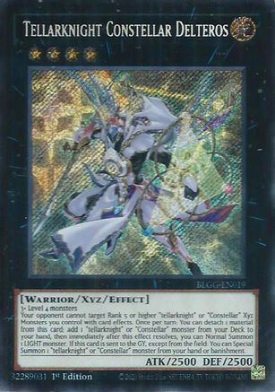 Tellarknight Constellar Delteros [BLGG-EN019] - Battles of Legend: Glorious Gallery 1st Edition - Secret Rare