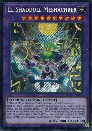 El Shaddoll Meshachrer [BLGG-EN022] - Battles of Legend: Glorious Gallery 1st Edition - Secret Rare