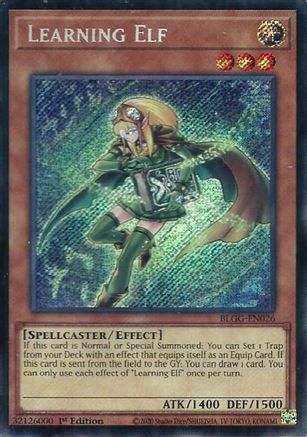 Learning Elf [BLGG-EN026] - Battles of Legend: Glorious Gallery 1st Edition - Secret Rare