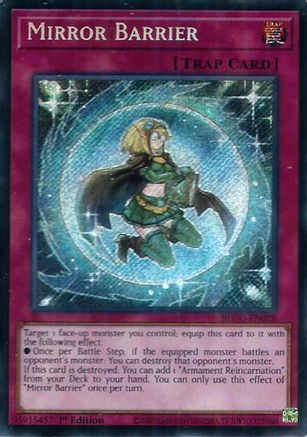 Mirror Barrier [BLGG-EN028] - Battles of Legend: Glorious Gallery 1st Edition - Secret Rare