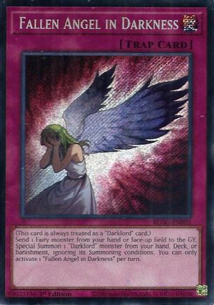 Fallen Angel in Darkness [BLGG-EN031] - Battles of Legend: Glorious Gallery 1st Edition - Secret Rare