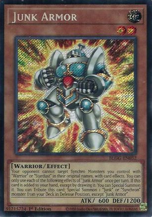 Junk Armor [BLGG-EN032] - Battles of Legend: Glorious Gallery 1st Edition - Secret Rare