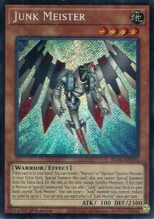 Junk Meister [BLGG-EN033] - Battles of Legend: Glorious Gallery 1st Edition - Secret Rare