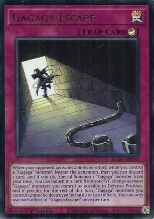 Gagaga Escape [BLGG-EN037] - Battles of Legend: Glorious Gallery 1st Edition - Ultra Rare