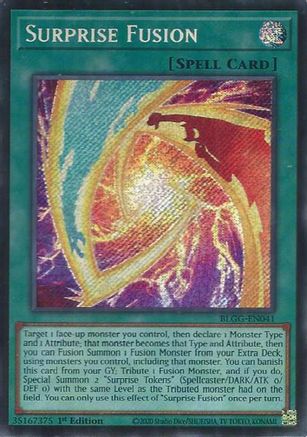 Surprise Fusion [BLGG-EN041] - Battles of Legend: Glorious Gallery 1st Edition - Secret Rare