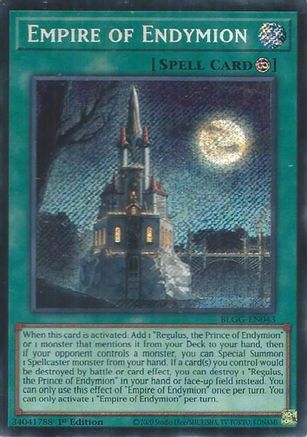 Empire of Endymion [BLGG-EN043] - Battles of Legend: Glorious Gallery 1st Edition - Secret Rare