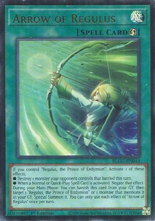 Arrow of Regulus [BLGG-EN044] - Battles of Legend: Glorious Gallery 1st Edition - Ultra Rare