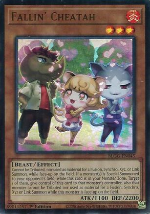 Fallin' Cheatah [BLGG-EN045] - Battles of Legend: Glorious Gallery 1st Edition - Ultra Rare