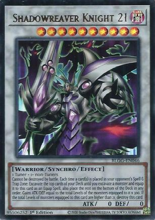 Shadowreaver Knight 21 [BLGG-EN046] - Battles of Legend: Glorious Gallery 1st Edition - Ultra Rare