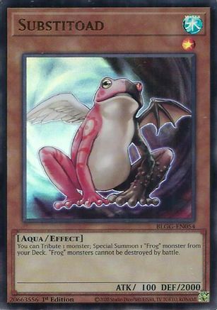 Substitoad [BLGG-EN054] - Battles of Legend: Glorious Gallery 1st Edition - Ultra Rare