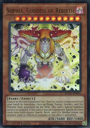 Sophia, Goddess of Rebirth [BLGG-EN056] - Battles of Legend: Glorious Gallery 1st Edition - Ultra Rare