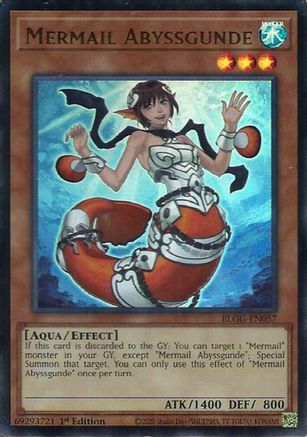 Mermail Abyssgunde [BLGG-EN057] - Battles of Legend: Glorious Gallery 1st Edition - Ultra Rare