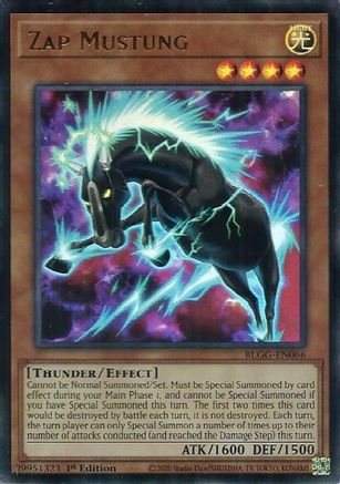 Zap Mustung [BLGG-EN066] - Battles of Legend: Glorious Gallery 1st Edition - Ultra Rare
