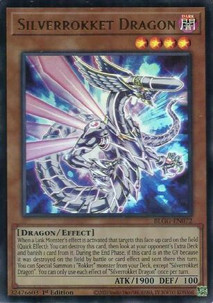 Silverrokket Dragon [BLGG-EN072] - Battles of Legend: Glorious Gallery 1st Edition - Ultra Rare