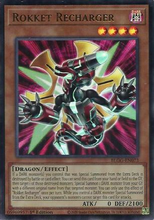 Rokket Recharger [BLGG-EN073] - Battles of Legend: Glorious Gallery 1st Edition - Ultra Rare