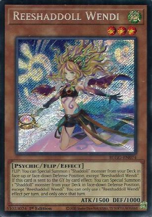 Reeshaddoll Wendi [BLGG-EN074] - Battles of Legend: Glorious Gallery 1st Edition - Secret Rare