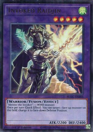 Invoked Raidjin [BLGG-EN085] - Battles of Legend: Glorious Gallery 1st Edition - Ultra Rare