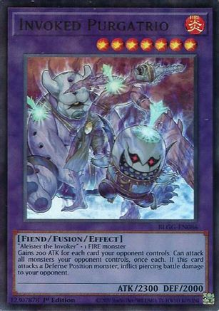 Invoked Purgatrio [BLGG-EN086] - Battles of Legend: Glorious Gallery 1st Edition - Ultra Rare